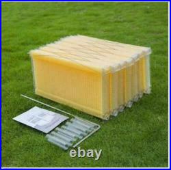 7PCS Auto Flowing Honey Beekeeping Bee Hives Bee Comb Hive Frames For Beehive