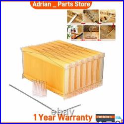 7PCS Auto Honey Beekeeping Bee Hives Raw Bee Comb Hive Frames For Beehive House