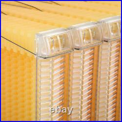 7PCS Auto Honey Honeycomb Beehive Wax Frames Bee Hive Kits Set For Beehive Box