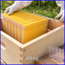 7PCS Upgraded Auto Flow Beehive Frames, Honey Harvesting Comb for Beekeeping