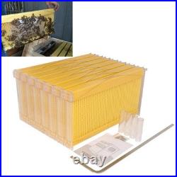 7PCS Upgraded Auto Flow Honey Beekeeping Beehive Bee Comb Hive Frames Harvesting