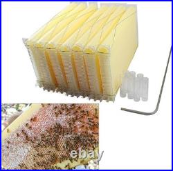7PCS Upgraded Auto Flow Honey Beekeeping Beehive Bee Comb Hive Frames Harvesting