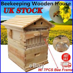 7PCS Upgraded Automatic Bee Frames Or Beehive Beekeeping Wooden House