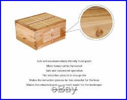 7PCS Upgraded Beekeeping Tool Hive Frames + Beehive Wooden Brood Box