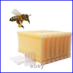7X Auto Run Honey Frame Comb Shed Bee Frames Plastic Beehive Frame Beekeeping