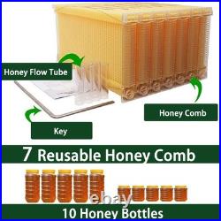 7X Auto Run Honey Frame Comb Shed Bee Frames Plastic Beehive Frame Beekeeping