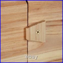 7X Upgraded Auto Flowing Honey Frame +Wooden Bee Hive House Comb Beehive Box Kit