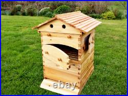 7 Auto Flowing Honey Wooden Hive Frames Beehive Beekeeping Frames Bee House Box