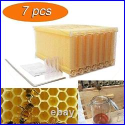 7 Auto Honey Hive Beehive Frames Beekeeping Brood Fir Wood Box HOUSE FOR BEE