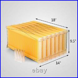 7 PCS AUTO Flowing Honey Hive Beehive Frames for Brood Beekeeping Box House UK