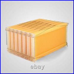 7 PCS Free Flowing Honey Hive Beehive Frames kit for Brood Beekeeping Box House