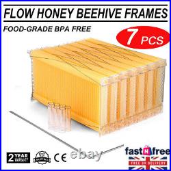7 packs Upgraded Flow Bee Comb Hive Frames For Wooden Beekeeping Beehive House