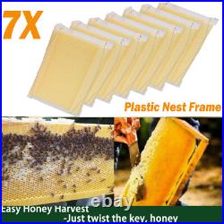 7 x Beehive Beekeeping Frames Bee Hive Frame Auto Beehive House Honey Comb Box