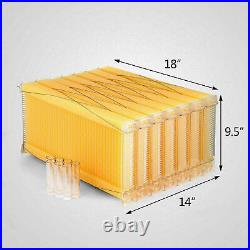 7pcs Auto Plastic Honey Hive Beehive Frames for Super Brood Beekeeping Boxes New