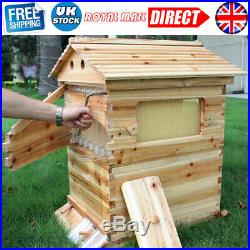 7x Upgraded Automatic Honey Bee Frames Or Beehive Beekeeping Wooden House