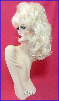 80s 90s DOLLY PARTON Mullet Wig! Custom Costume Drag Queen Blonde ALL COLORS
