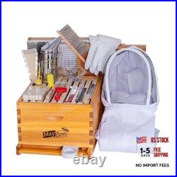 8-Frame Beehive Starter Kit, Bee Hive Kit Dipped in 100% 8Frame Hive Kit