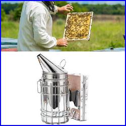 9Pcs/Set Beehive Smoker Kit With Bee Brush Yellow Needle Scratcher Serrated
