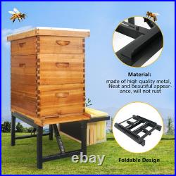 Adjustable Metal Bee Hive Stand 2 Pack Sturdy Beehive Stand Suitable for Hive