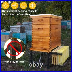 Adjustable Metal Bee Hive Stand 2 Pack Sturdy Beehive Stand Suitable for Hive