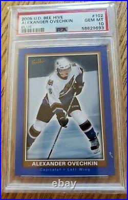Alexander Ovechkin 2005 Bee Hive #102 RC, Red, Blue Beige all PSA 10's