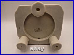 Antique Belleek Bee Hive Honey Pot Black Mark 1891-1926