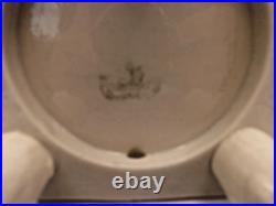 Antique Belleek Bee Hive Honey Pot Black Mark 1891-1926