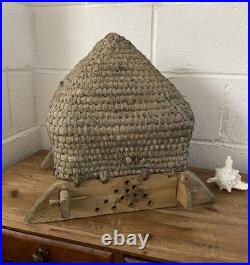 Antique French Bee Skep Beehive