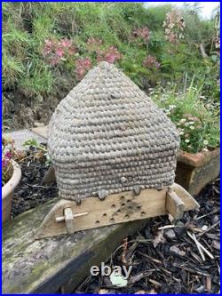 Antique French Bee Skep Beehive