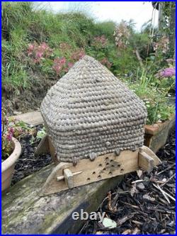 Antique French Bee Skep Beehive