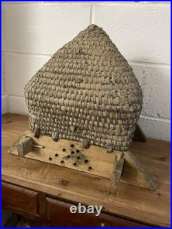 Antique French Bee Skep Beehive