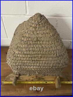 Antique French Bee Skep Beehive