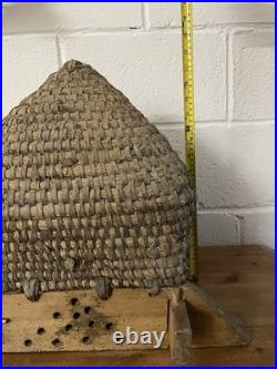 Antique French Bee Skep Beehive