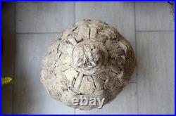 Antique French Bee Skep Handwoven Straw Beehive Rustic Farmhouse Garden Decor