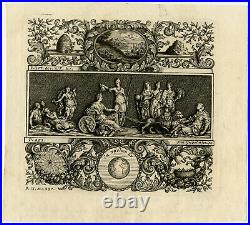 Antique Master Print-ALLEGORY-CHARAKTERISICKS-SHAFTESBURY-BEEHIVE-Gribelin-1700