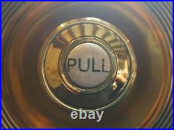 Antique Reclaimed Brass Victorian (Bee Hive) Door Pull Bell Knocker (EH432)