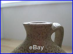 Antique Salt Glaze Stoneware Beehive Pottery Jug