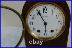 Antique Seth Thomas Beehive Inlaid Mantle Clock Nice