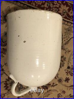 Antique Stoneware Redwing 5 Gallon Beehive Jug With Birch Leaves