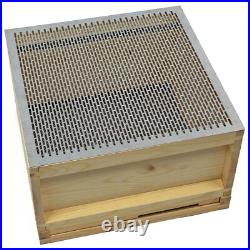 Assembled National Bee Hive Pine Bee Keeping 2 Super 1 Brood Beekeeping Apiary
