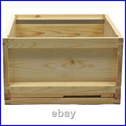 Assembled National Bee Hive Pine Bee Keeping 2 Super 1 Brood Beekeeping Apiary