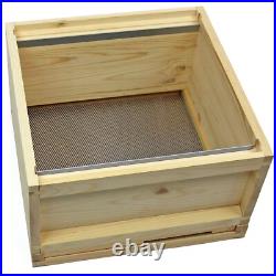 Assembled National Bee Hive Pine Bee Keeping 2 Super 1 Brood Beekeeping Apiary