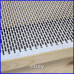 Assembled National Bee Hive Pine Bee Keeping 2 Super 1 Brood Beekeeping Apiary