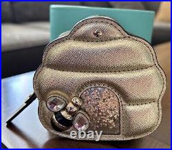 Authentic Kate Spade Down the Rabbit Hole Gold BeeHive Coin Purse bee hive