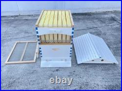 Auto Flow Hive Beehive Starter Kit with 7x Flow Frames for Beekeeping Painted