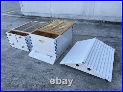 Auto Flow Hive Beehive Starter Kit with 7x Flow Frames for Beekeeping Painted