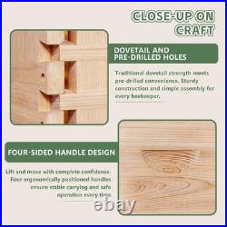 BEEINN 10 Frame Bee Hive Starter Kit Complete