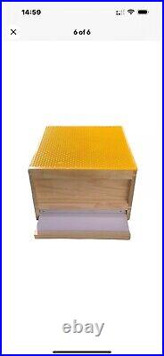 BS National Beehive, Pine, 2supers, 1brood, Metal Roof, Mesh Flor, QEx, FLAT
