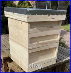 BS National beehive Anatolian Pine 2nd grade Full Set & Landing Board Flatpack