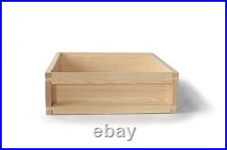 B. S. NATIONAL BEEHIVE FLAT PACKED SET Pine 2 Super 1 Brood
